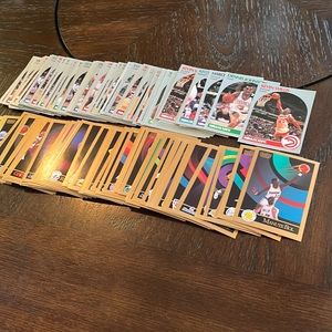 Basketball trading cards NBA Hoops & Skybox 117 cards